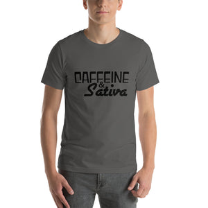 Caffiene and Sativa Short-Sleeve Unisex T-Shirt