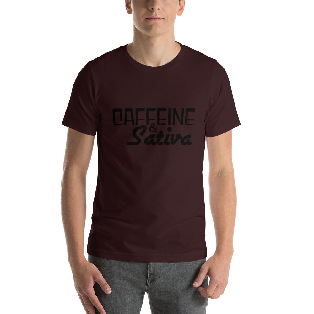 Caffiene and Sativa Short-Sleeve Unisex T-Shirt