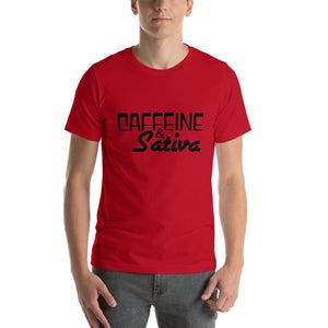 Caffiene and Sativa Short-Sleeve Unisex T-Shirt