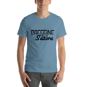 Caffiene and Sativa Short-Sleeve Unisex T-Shirt