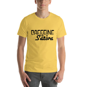 Caffiene and Sativa Short-Sleeve Unisex T-Shirt